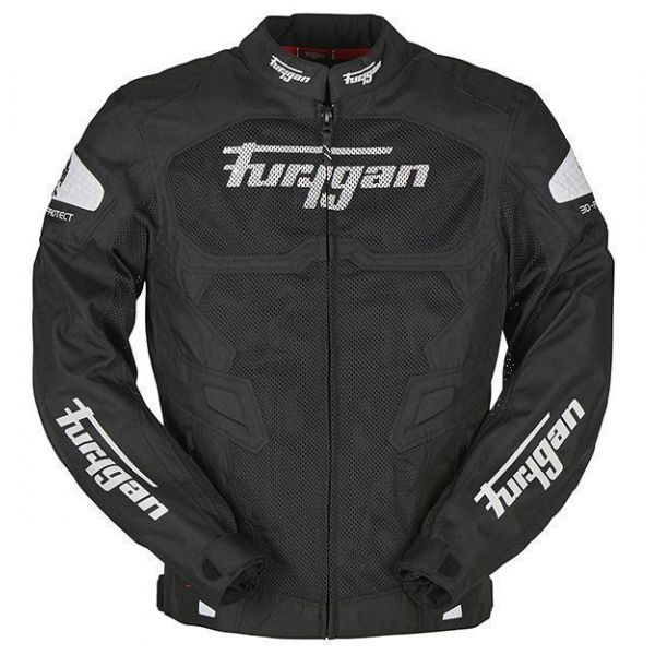  Furygan Geaca Moto Textila Atom Vented Black/White 2022