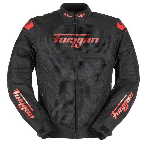 Textile jackets Furygan Moto Jacket Textila Atom Vented Evo Black/Red