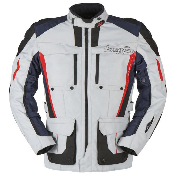 Textile jackets Furygan 6456-971 Moto Textile Jacket Brevent 3 In 1 Pearl Blue