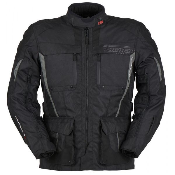 Textile jackets Furygan Moto Jacket Textila Brevent 3in1 Black/Grey