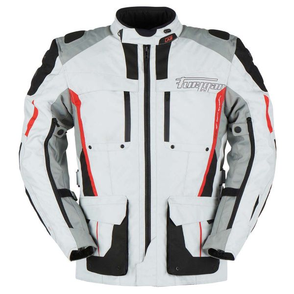 Textile jackets Furygan Moto Jacket Textila Brevent 3in1 Pearl/Anthracite