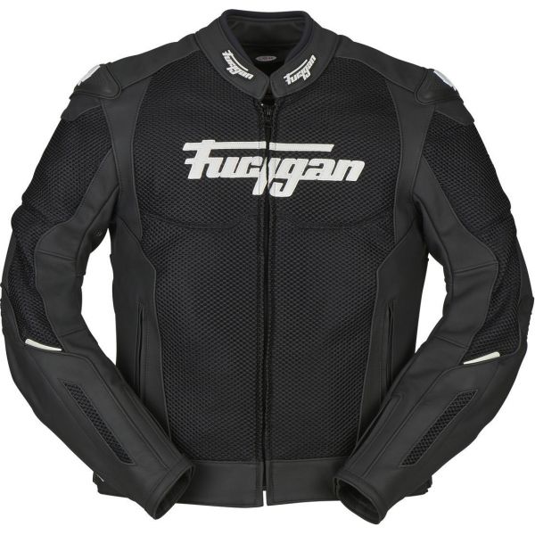  Furygan Moto Jacket Textila/Leather Speed Mesh Evo Black/White