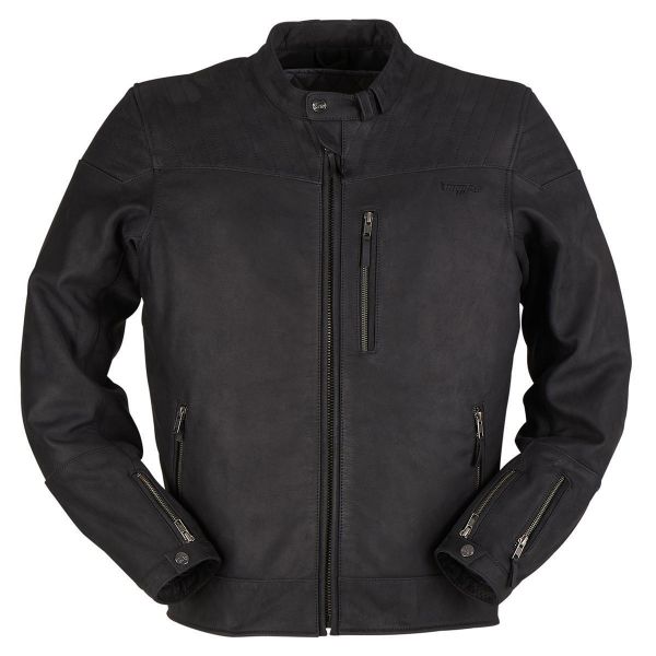 Leather Jackets Furygan Leather Moto Jacket Clint Evo Black 6025-1
