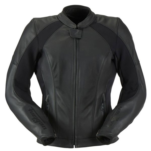 Leather Womens Jackets Furygan Leather Moto Jacket Livia Lady Black 6029-117