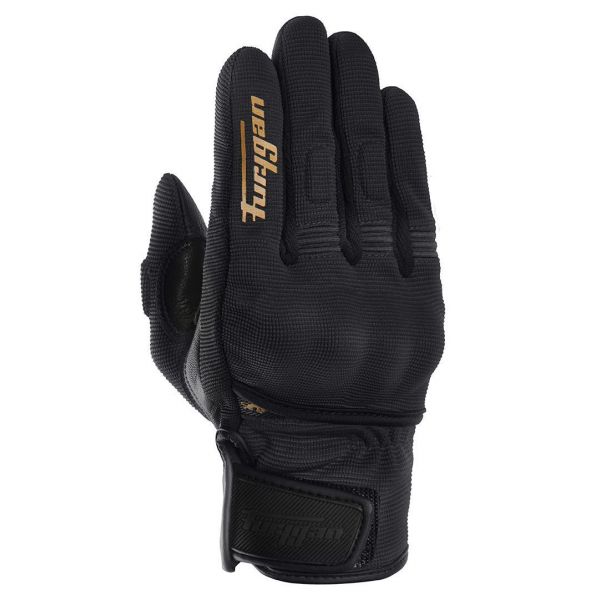 Gloves Womens Furygan Moto Gloves Lady Textile Jet D3O Black/Gold
