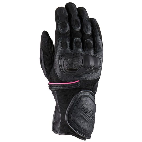 Gloves Womens Furygan 4499-150 Gloves Dirt Road Lady Black/Pink