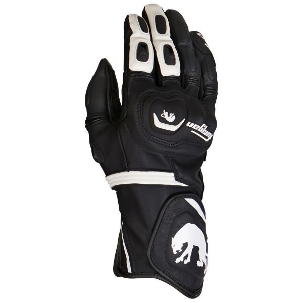 Gloves Racing Furygan 4495-143 Gloves Higgins Black/White