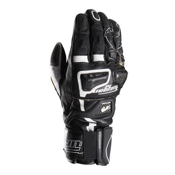 Gloves Racing Furygan Moto Gloves Leather Leather Styg20 X Kevlar Black/White