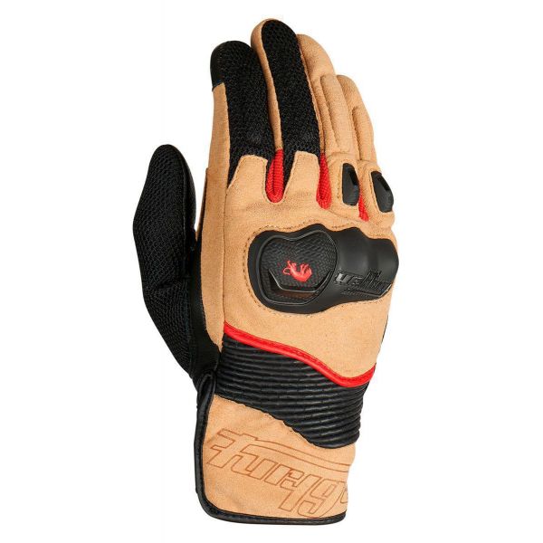 Gloves Racing Furygan 4544-255 Dust Gloves D3O Sand-Black-Red