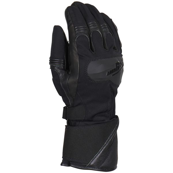 Gloves Touring Furygan Textile/Leather Moto Gloves Flegere Black-Red 4569-108