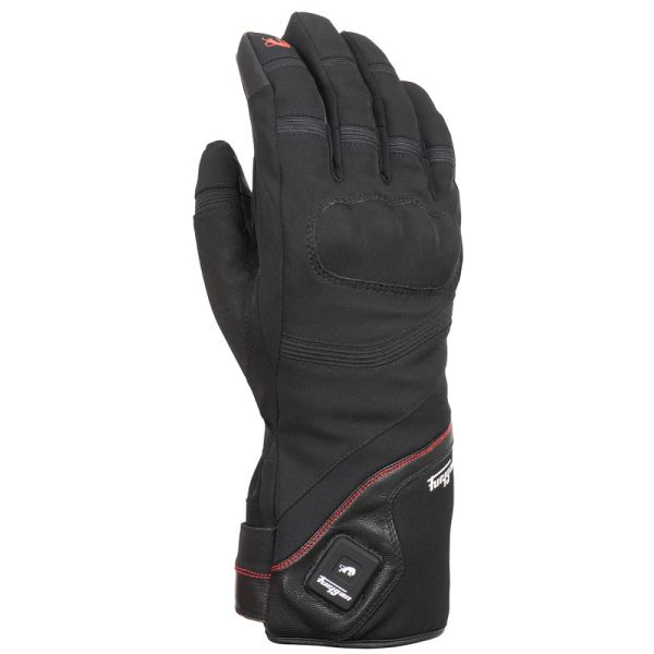 Gloves Racing Furygan Textile/Leather Moto Gloves Heat Genesis Black 4548-1