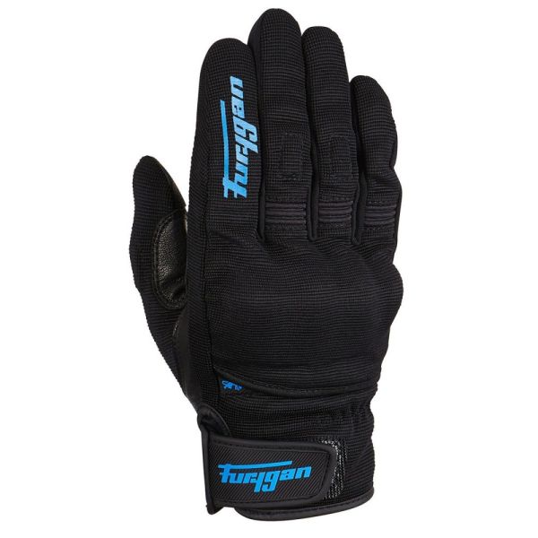 Gloves Racing Furygan Textile/Leather Moto Gloves Jet D30 Black-Blue 4485-128