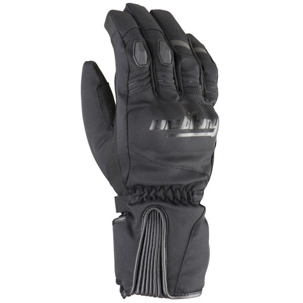 Gloves Touring Furygan Textile/Leather Moto Gloves Zeus Evo Black 4575-1