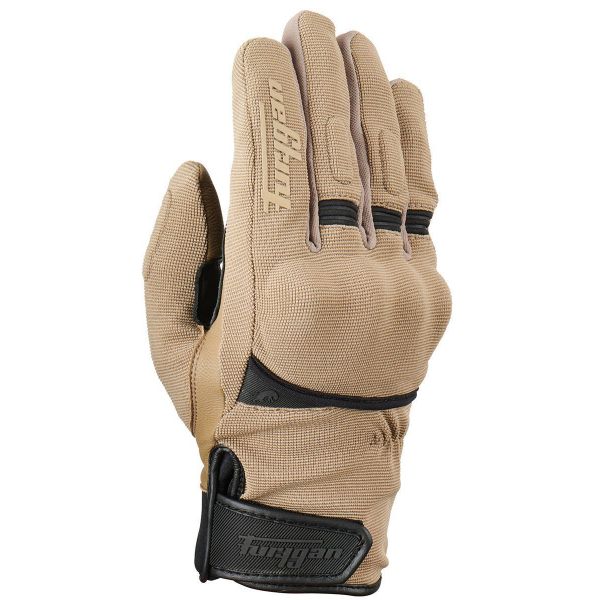Gloves Racing Furygan Gloves Moto Textile 4531-238 Jet All Season D3O Sand/Black