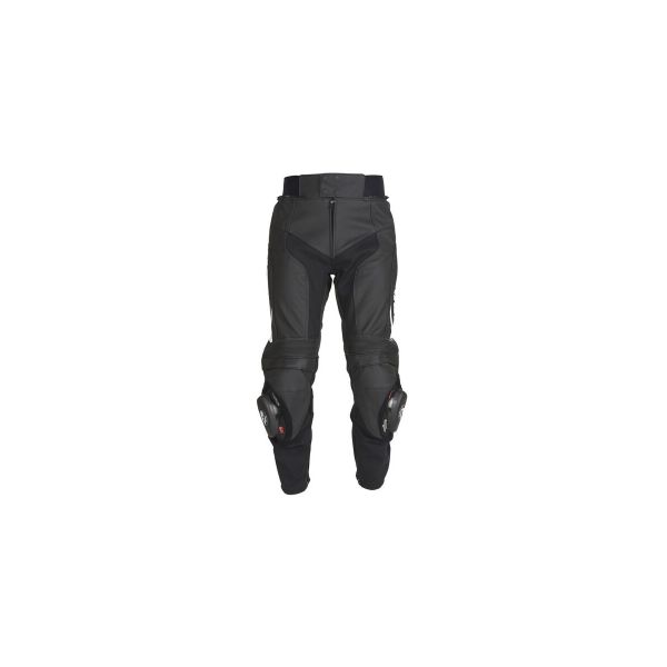 Leather Pants Furygan Leather Moto Pants BUD EVO 3 Black-White 6007-143