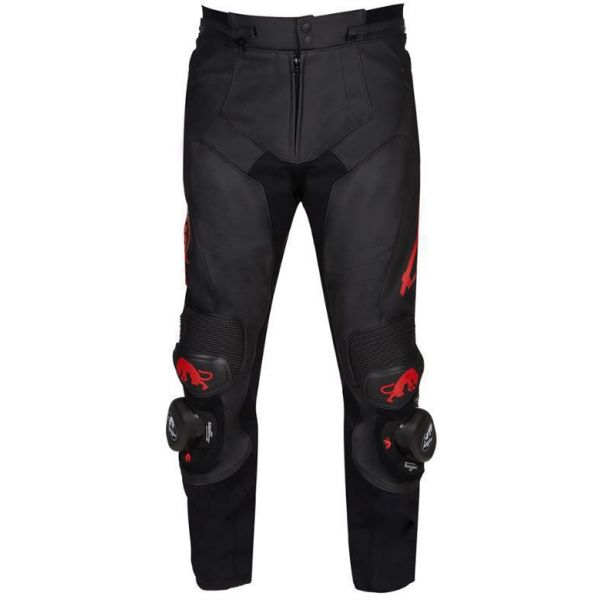 Leather Pants Furygan Pants Moto Leather Raptor Evo Black/Red