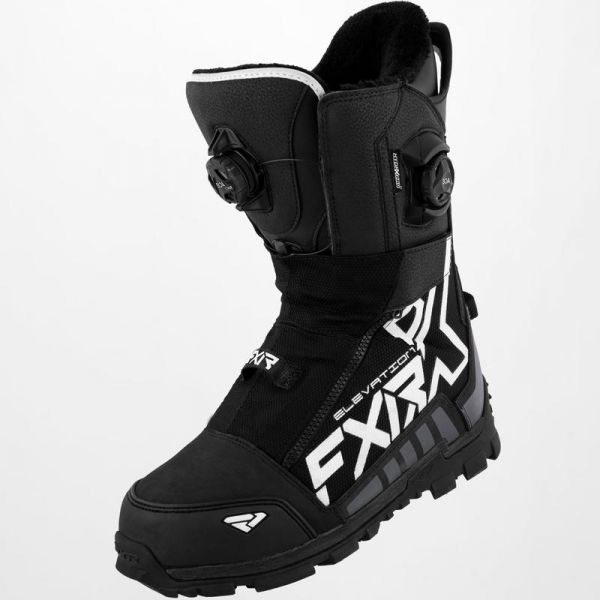 Boots FXR Snowmobil Boots Elevation Dual BOA Black