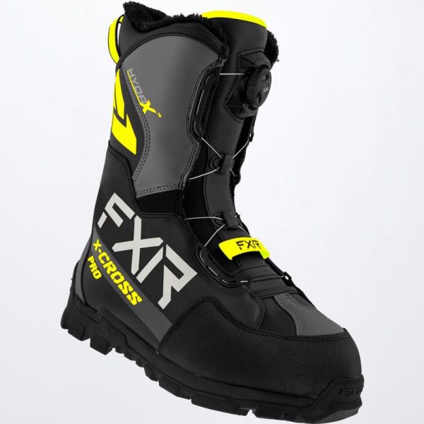  FXR Snow Boots X-Cross Pro BOA Black/Hi Vis
