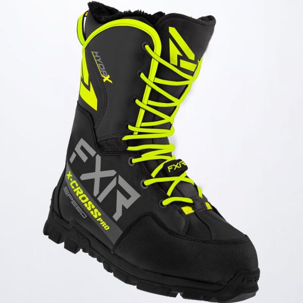 Boots FXR Snowmobil Boots X-Cross Pro Speed Black/Hi Vis