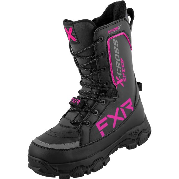 Boots FXR X-Cross Speed Boot Black/Fuchsia 2023