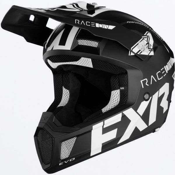  FXR Casca Moto Enduro/Snow Clutch Evo White 