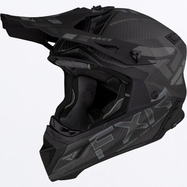 Casti Snowmobil FXR Casca Moto Enduro/Snow Helium Carbon With Fidlock Alloy