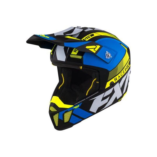 Helmets MX-Enduro FXR Clutch Boost Helmet Blue/Hi Vis