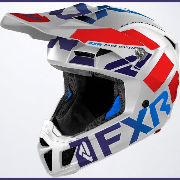 Helmets MX-Enduro FXR Snow Helmet Clutch Evo LE Patriot