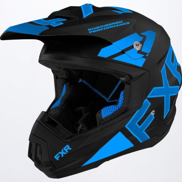 Helmets MX-Enduro FXR Snow Helmet Torque Team Black/Blue