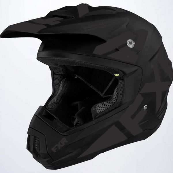  FXR Casca Moto Enduro Torque Team Black Ops