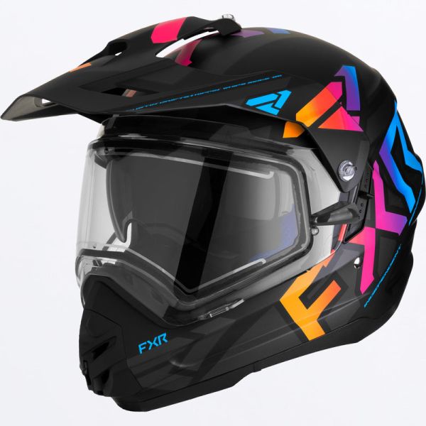  FXR Snowmobil/ATV Torque X Team Helmet E Shield & Sun Shade Spectrum 23 