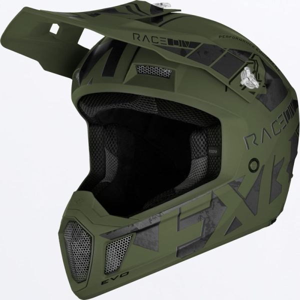 Helmets FXR Snowmobil/Enduro/ATV Clutch Stealth Helmet Army 24
