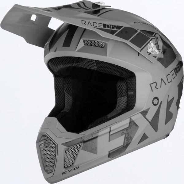 Helmets FXR Snowmobil/Enduro/ATV Clutch Stealth Helmet Steel 24