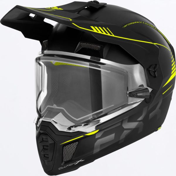  FXR Snowmobil/Enduro/ATV Clutch X Pro Helmet Hi Vis 24