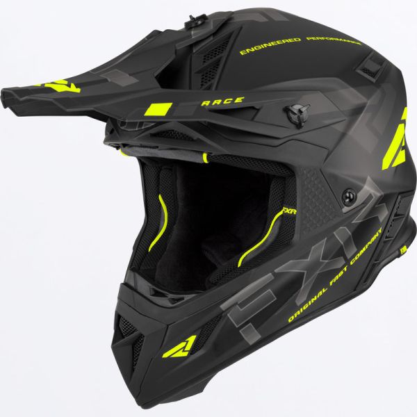 Helmets FXR Snowmobil/Enduro/ATV Helium Race Div Helmet D-Ring Bronze 23 