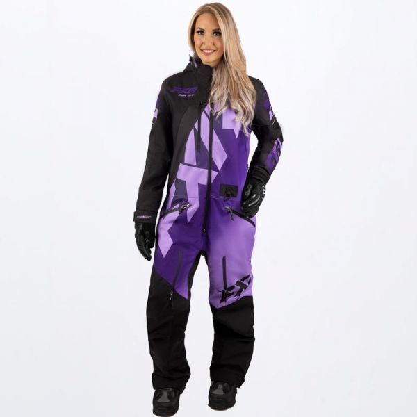 Combinezon Monosuit SNOW Dama FXR Combinezon Snowmobil Dama CX F.A.S.T. Insulated Purple-Lilac Fade/Black