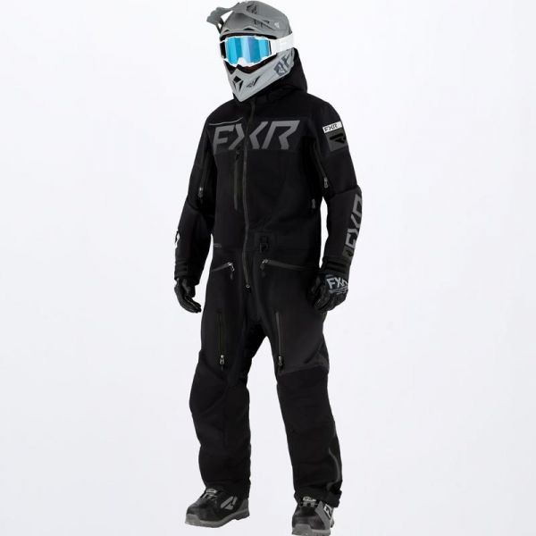 Monosuits Snowmobiles FXR Snowmobil Monosuit Ranger Instinct F.A.S.T Insulated Black Ops