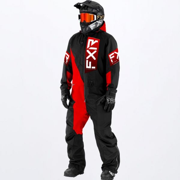  FXR Combinezon Snowmobil Recruit F.A.S.T. Insulated Black/Red