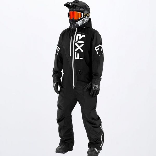  FXR Snowmobil Monosuit Recruit Insulated Black/White