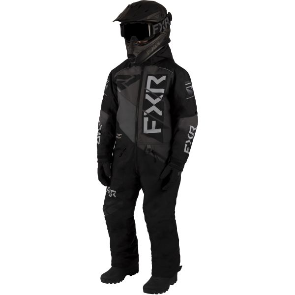  FXR Combinezon Snowmobil Child Helium Black/Charcoal/Grey