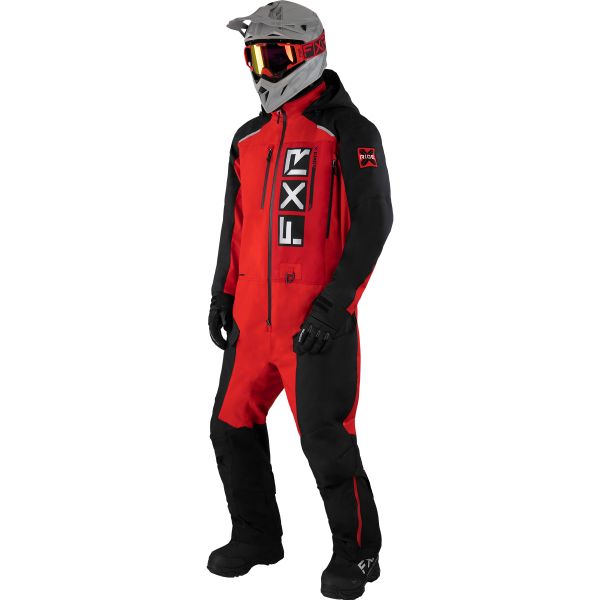 Monosuits Snowmobiles FXR M Recruit F.A.S.T. Ins Monosuit Black/Red
