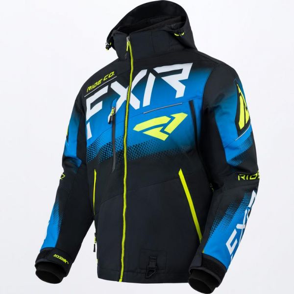  FXR Snowmobil Jacket Boost FX Black/Blue/Hi Vis