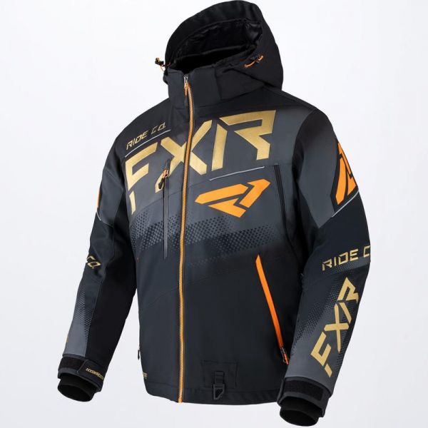 Jackets FXR Snowmobil Jacket Boost FX LE Black/Gold/Orange