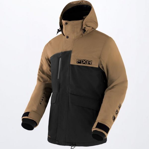 Jackets FXR Snowmobil Jacket Chute Black/Canvas