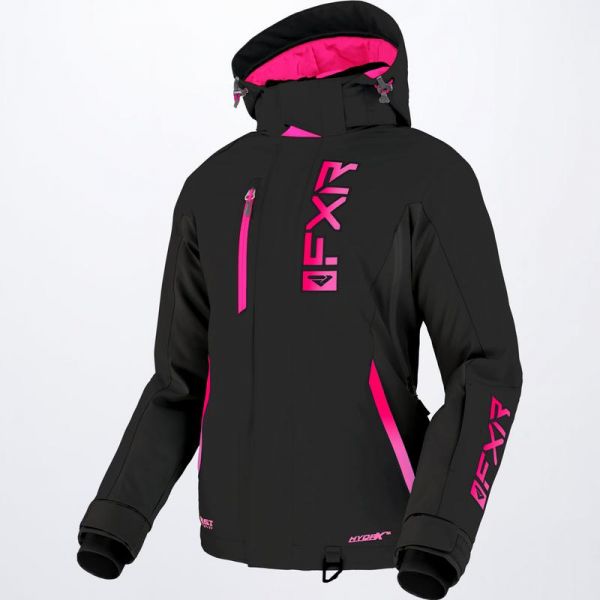  FXR Women Snowmobil Jacket Evo FX Black/Raspberry Fade