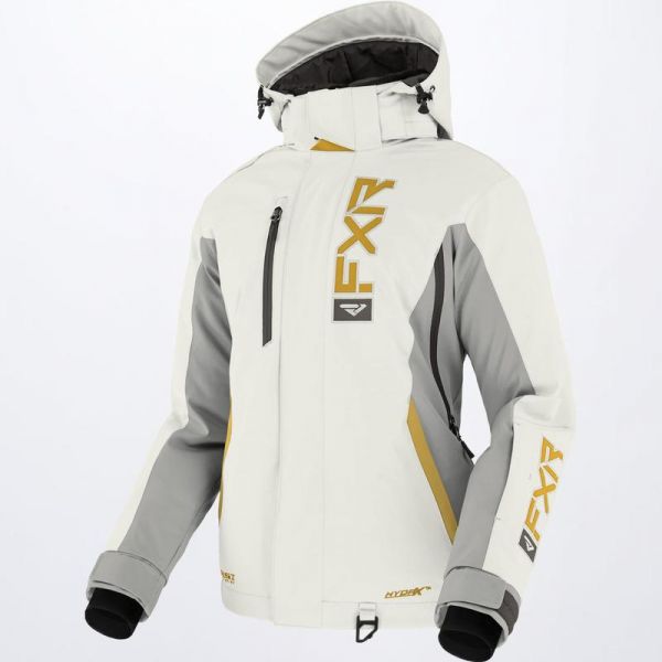  FXR Women Snowmobil Jacket Evo FX Bone/Grey/Gold