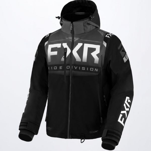 Jackets FXR Snowmobil Jacket Helium X Black/Char/White