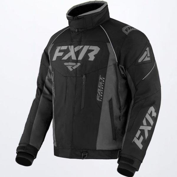  FXR Snow Jacket Octane Black/Char/Grey 2022 