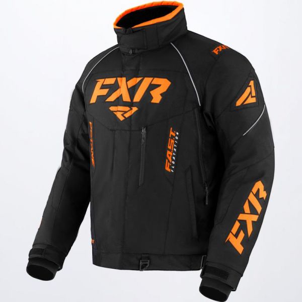 Jackets FXR Snowmobil Jacket Octane Black/Orange 2022