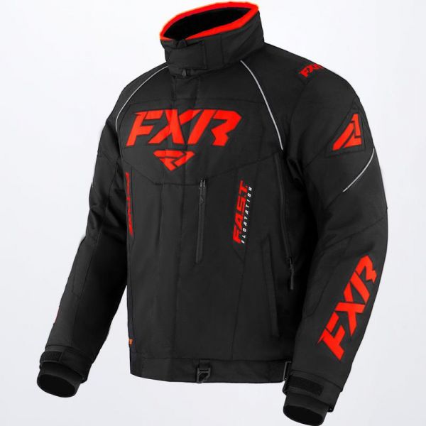  FXR Snow Jacket Octane Black/Red 2022 